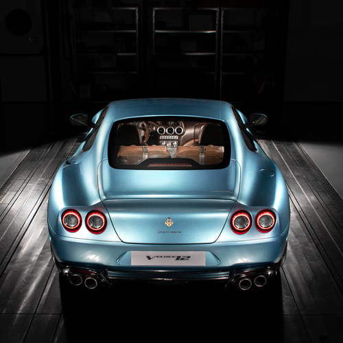 2025 Touring Superleggera Veloce12 Azzurro Cielo Rear View